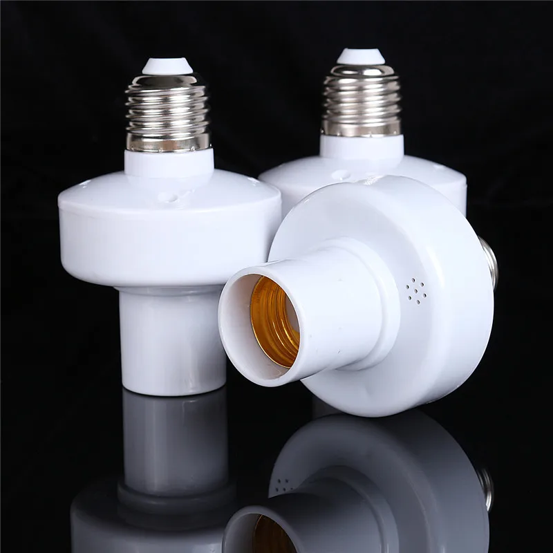AC110V/180-240 V 3 Way E27 винт держатель беспроводной пульт дистанционного управления светильник лампа колпачок гнездо конвертер сплиттер адаптер