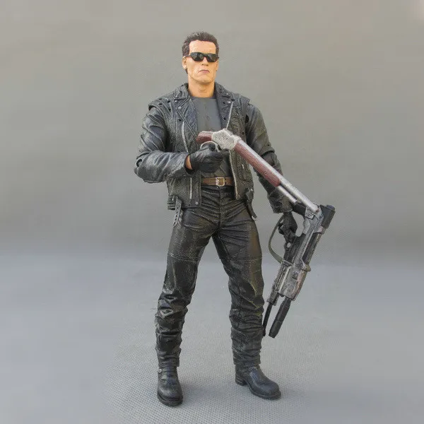 Экшн-фигурка HKXZM 18 см Terminator 2 T-800 сражение во времени Арнольд ПВХ | Игрушки и хобби