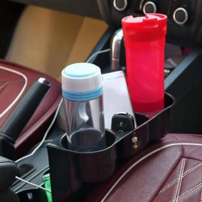 Универсальный многофункциональный автомобильный лоток для чашек с клином, держатель для напитков, держатель для автомобильного сиденья, держатель для сотового телефона, держатель для напитков, автомобильные аксессуары