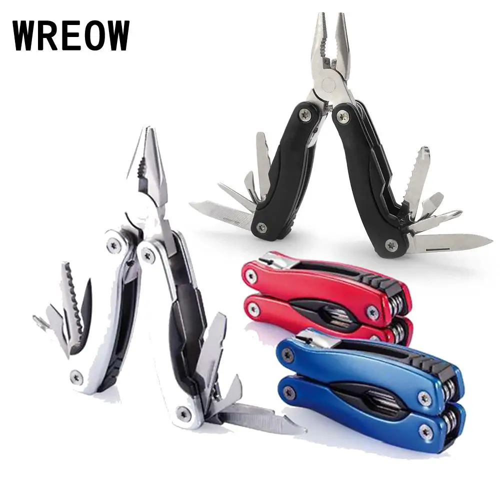 9 in 1 Stainless Steel Multifunctional Foldable Plier Hand Tools