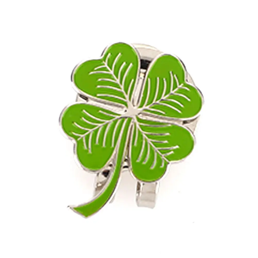 

Magnetic Golf Cap Clip Golf Ball Marker Gift Protect Durable Golf Hat Clip Clover Sports Alloy
