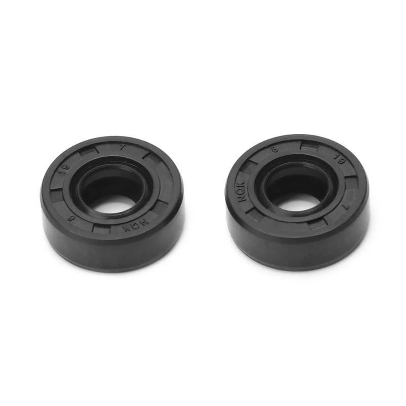 MEXI 8x19x7mm Wearable Breadmaker Sorbet Machine Blender Repair Parts Oil Seal Ring Home Applicance Kitchen Helper 2pcs/set
