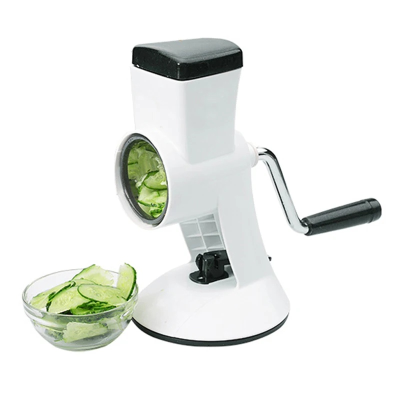 YANXIN Hand Operated Spiral Slicer Grater Fruit Vegetable Cutter
