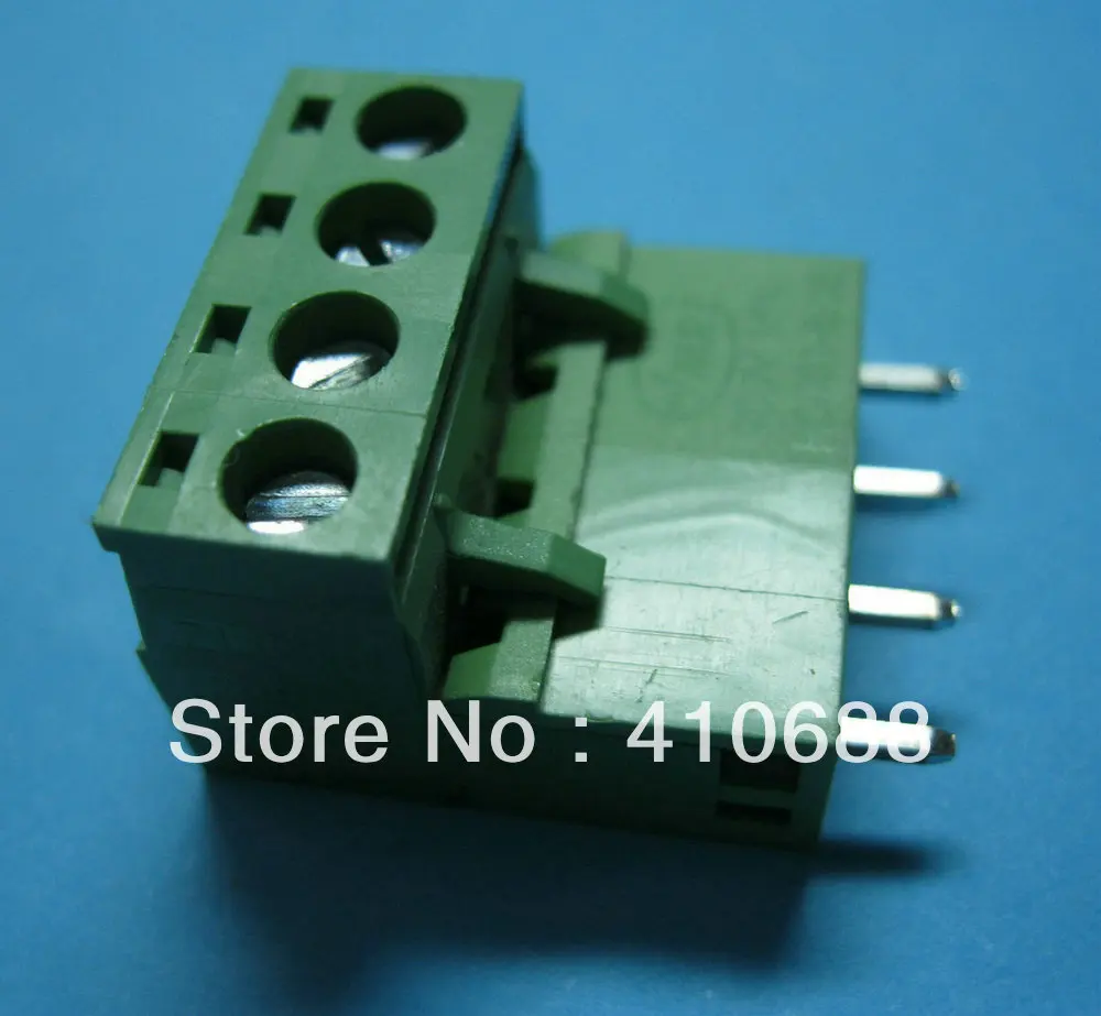 8 шт. 4way/pin шаг 5,08 мм винтовой клеммный блок разъем подключаемый тип зеленый 2EDCK-2EDCV-5.08