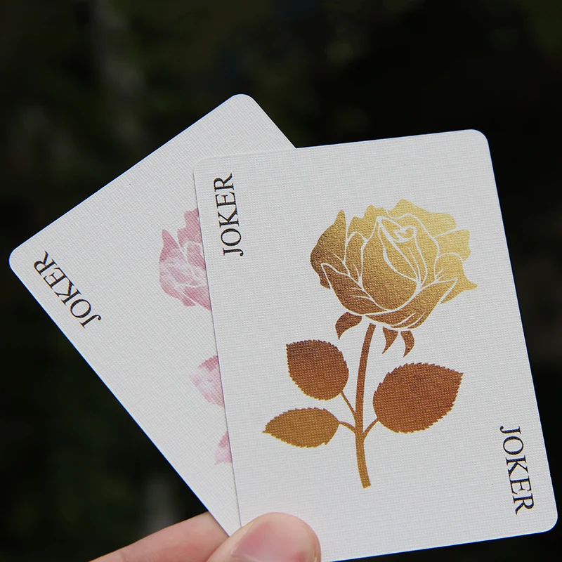 1 палубная бумажная Роза игральные карты Cardistry Art Poker семейные вечерние игровой