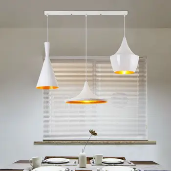 

Vintage Beat Pendant Lights Design Creative Personality Hanging Kitchen Restaurant Lamp Bar Black Suspension Lighting