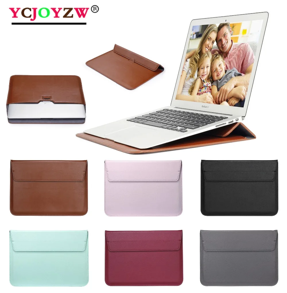 Кожаная сумка для ноутбука чехол huawei 11 12 13 15 16 дюймов MacBook m1 Air Pro 2012 ~ 2020 тканевый