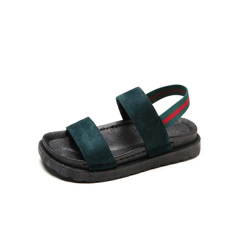 

Summer Lady's Shoes Sexy Fashion Rome Sandals Women's Suede Leather Loafers Shoes woman Student Casual Flatform Sandal Shoe