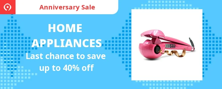 [Anniversary Sale]#Home Appliances: Last chance to shop up to 40% off!