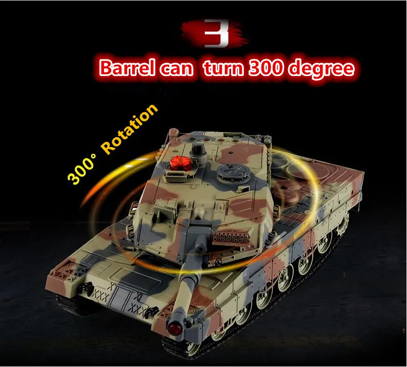 Немецкий Пантеры Битва RC tank HQ 516 IIA6 38 см имитация звука VS человек рекреационный