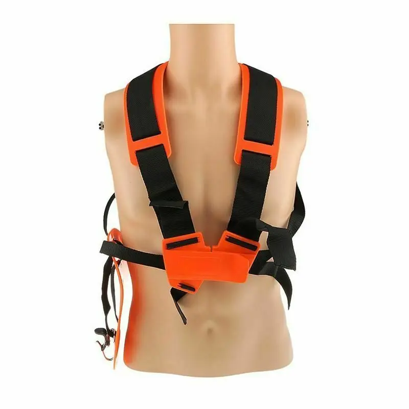 

Garden Pruner Harness Strap Double Shoulder Padded Belt Brush Cutter Trimmer Lawn Mower Strap Grass String Trimmer Harness Belt