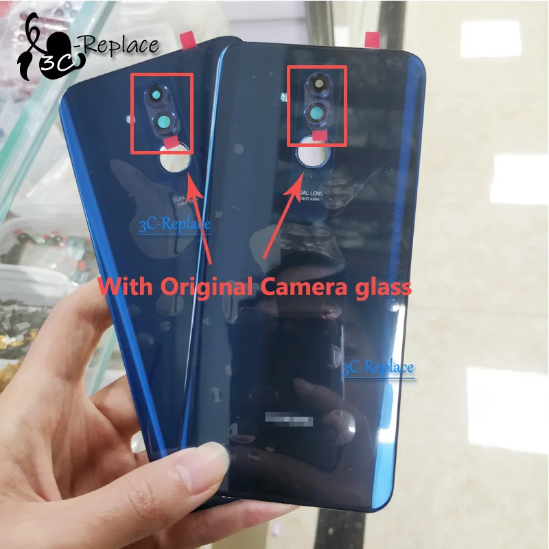 

Original 6.3" For Huawei Mate 20 lite mate 20lite Replacement Glass Battery Back Cover Case Battery Housing Rear Cover 3 Colors