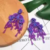 Flatfoosie Handmade Big Tassel Drop Earrings For Women Bohemian Vinatge Colorful Beaded Fringed Statement Dangle Earring Jewelry ► Photo 1/6