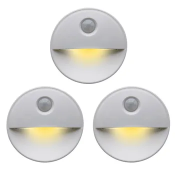 

LED Round Body Sensor Light Creative lamp Control Eye Protection Bed New Strange Smart Night Light lamp with motion sensor