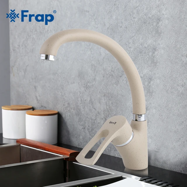 Best Price Frap Modern Multicolor Spray painting Kitchen Faucet Cold and Hot Water Mixer Tap Single Handle 360 Rotation F4166-7/8/9/10