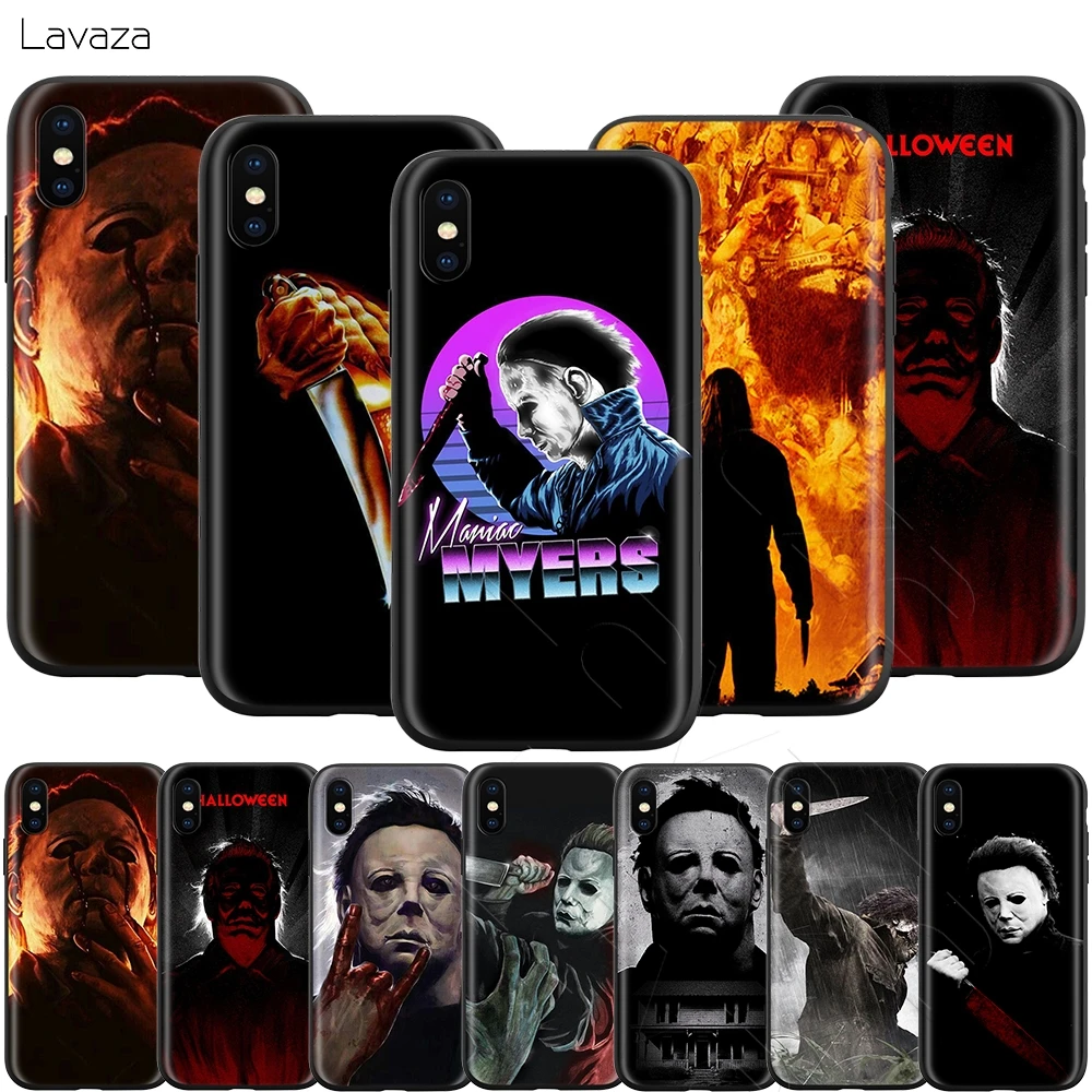 Lavaza Michael Myers Halloween Case for iPhone 11 Pro XS Max XR X 8 7 6 6S Plus 5 5s se |