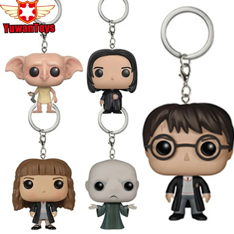 

Action Figure Anime Figure Harri Potter Theme Keychain Collectible Model Vinyl Dolls Hermione Jean Granger Severus Snape Model