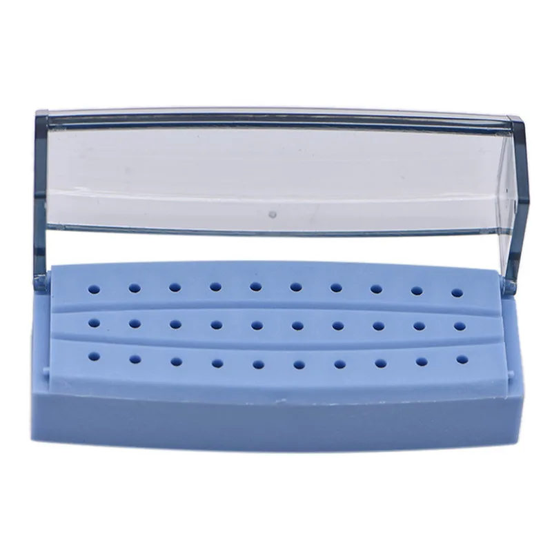 

Dental Sterilizer Case Plastic Bur Sterilizer Box 30 Holes Drill Placement Box Dentist Drill Box Autoclave Disinfection Holder