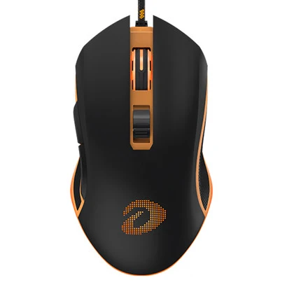 EM905 эргономичная USB игровая проводная мышь программируемая 6 кнопок 4000 dpi RGB светодиодный оптический геймер Мыши для портативных ПК геймеров Mause - Цвет: yellow