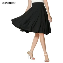 MISSOMO omen плиссированные юбки юбка с высокой талией Женская плиссированная юбка длиной Горячая мода Толстая дышащая femme