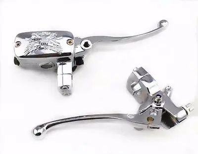 

7/8" 22mm Handlebar Control Eagle Reservoir Brake Clutch Lever Motorcycle Custom