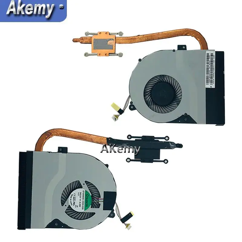 Akemy 100% Новый охлаждающий вентилятор для ноутбука с радиатором For Asus S56CA K56CA S550CA 13n0