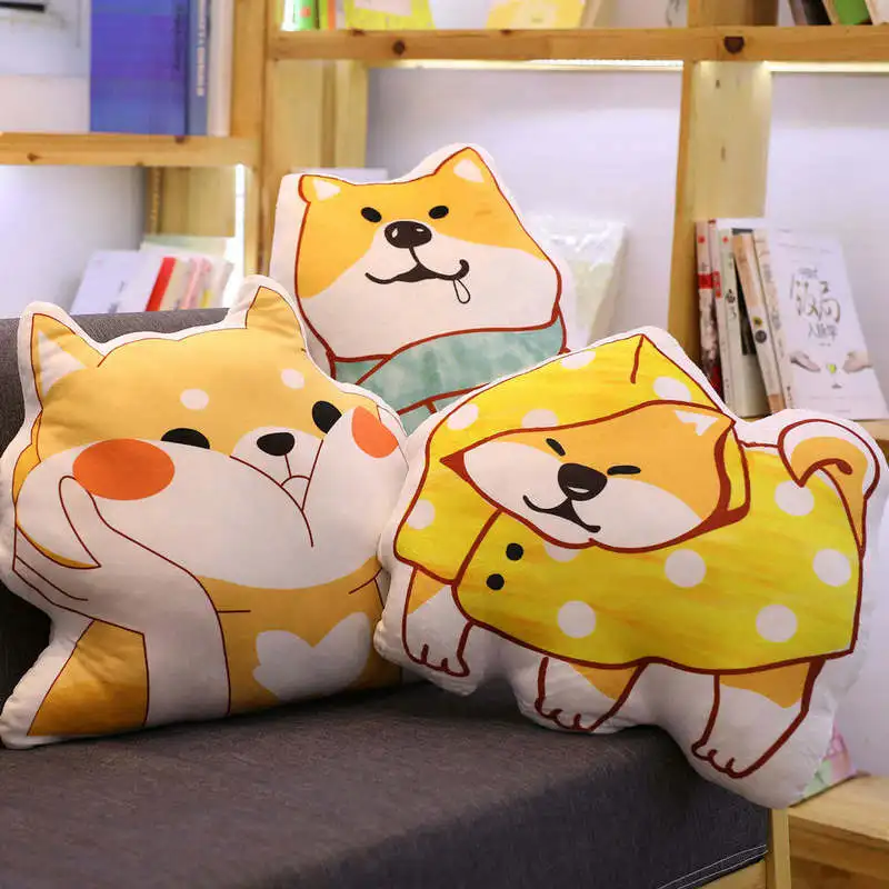 

9 Styles Cute Shiba Inu dog Plush Toy Stuffed Dog Toys Pillow Cushion Pillows Children Cartoon Gift Female Birthday Gift