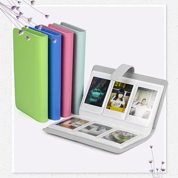 

96 Pockets PU Leather Instant Photo Album Picture Case for Fujifilm Instax Mini8/9/7s/7C/25/70/90 3 inch Mini Film Photo Album