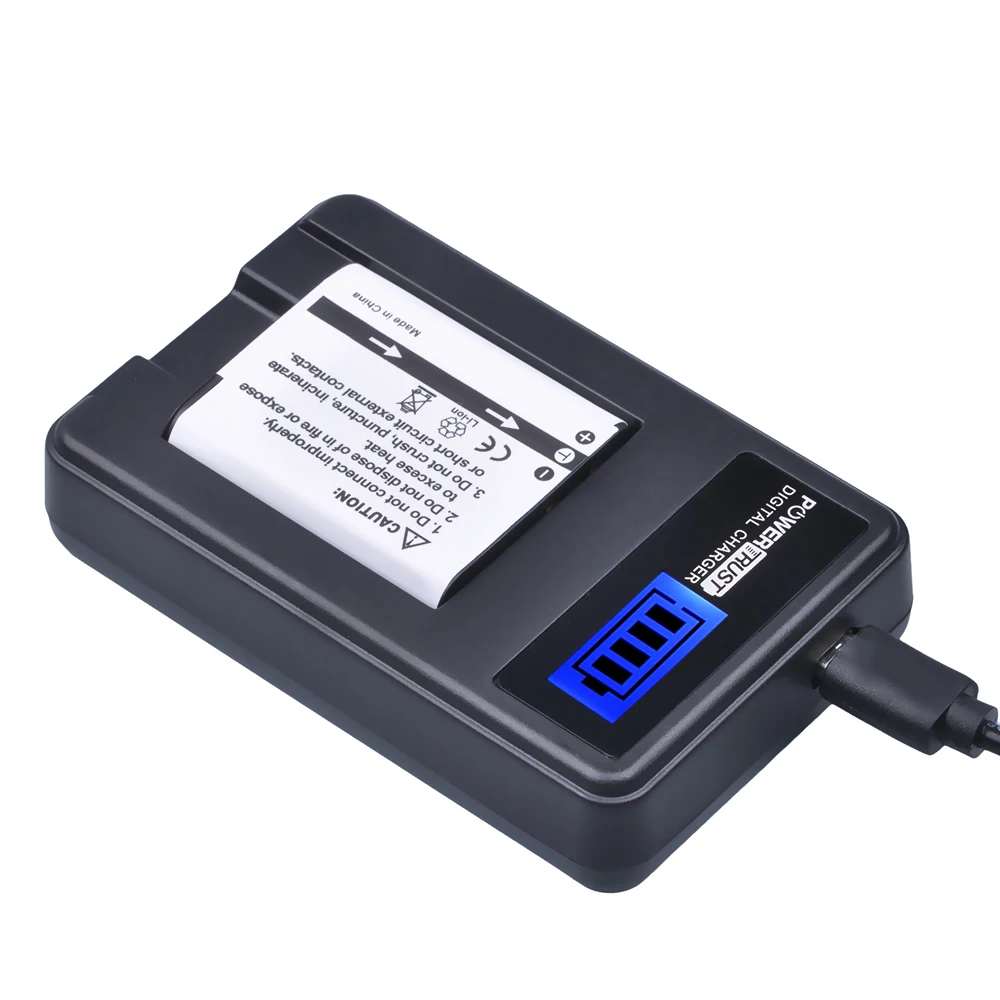 bateria da câmera + lcd carregador usb