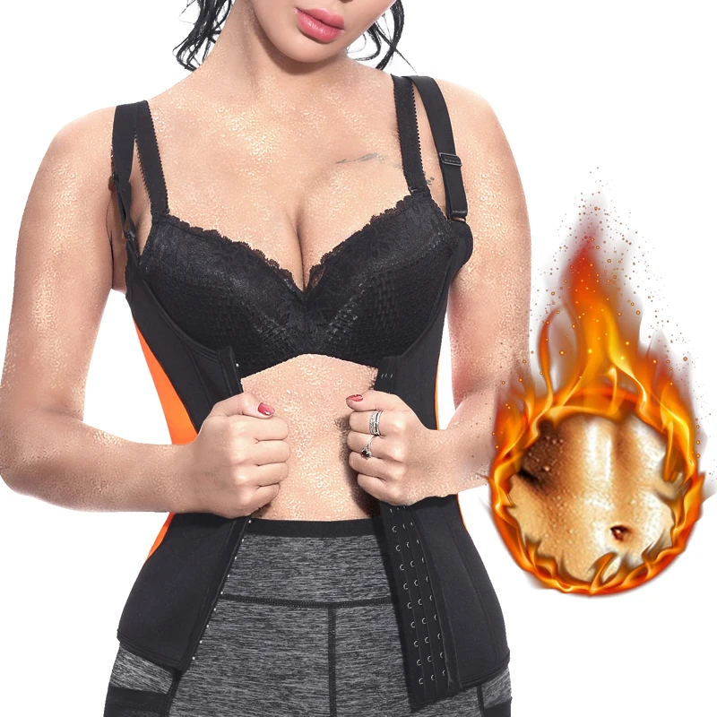 NINGMI Body Shaper неопреновый тренировочный жилет для сауны для женщин для похудения талии Тренажер Пояс-утяжка ремень корсет для тренировки Горячая термомайка
