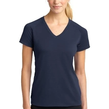 Sport-Tek LST700 Ladies Ultimate Performance V-Neck T-Shirt True Navy - 3XL (1)