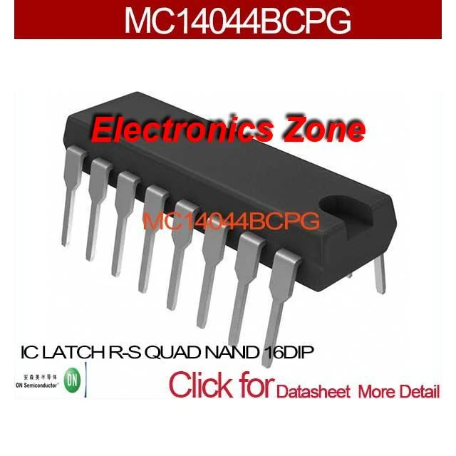 Mc14044bcpg IC LATCH rs QUAD NAND 16DIP MC14044BCPG 14044 MC14044 MC14044B MC14044BC 14044Bquad