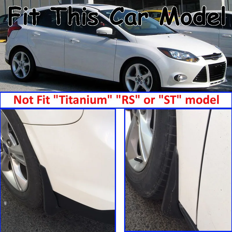 Брызговики для хэтчбека Ford Focus 3 MK3 2011 2012 2013 2014 2016 2017 2018|Грязезащита| |
