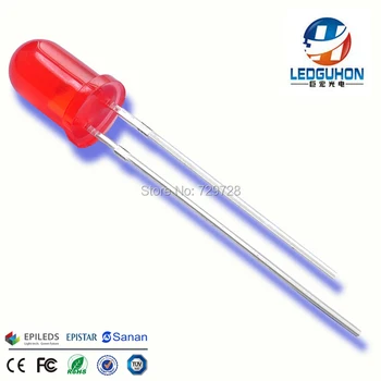 

5mm red round diffused led