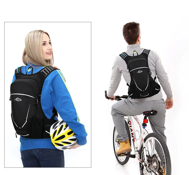 18Л рюкзак для бега велосипеда, Мужской Женский MTB M велосипедная сумка для воды, нейлоновый рюкзак для велоспорта, туризма, кемпинга, гидратации
