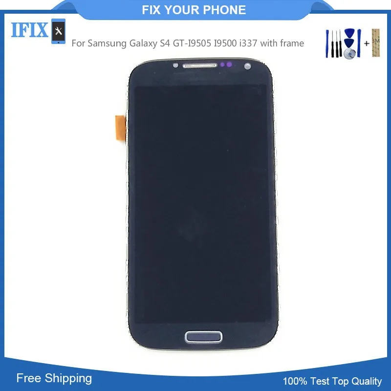 Можно регулировать яркость совместимый с Samsung для Galaxy S4 GT I9505 I9500 i337 ЖК сенсорный