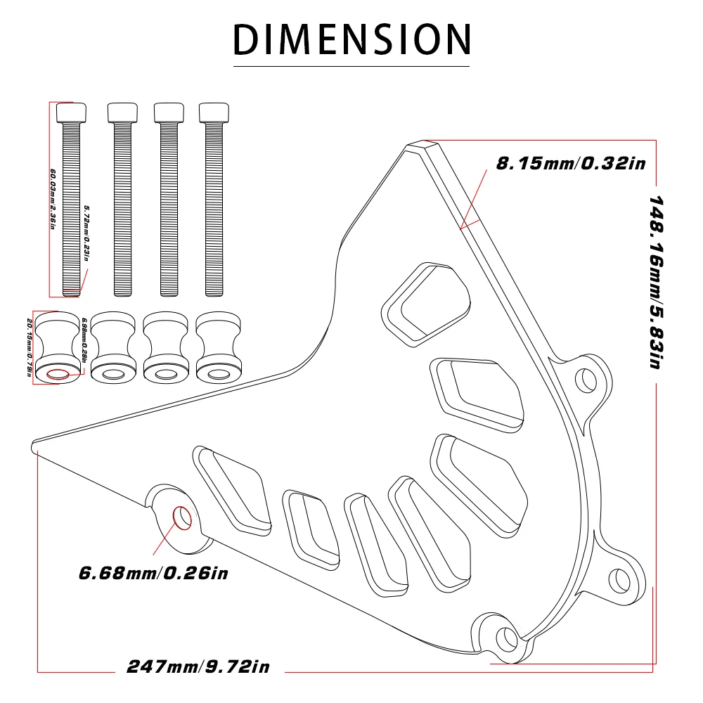 Для KTM Duke 390 13-15 CNC передняя Звездочка мотоцикла крышка цепь двигателя Защита корпуса алюминий для KTM RC 390 RC390