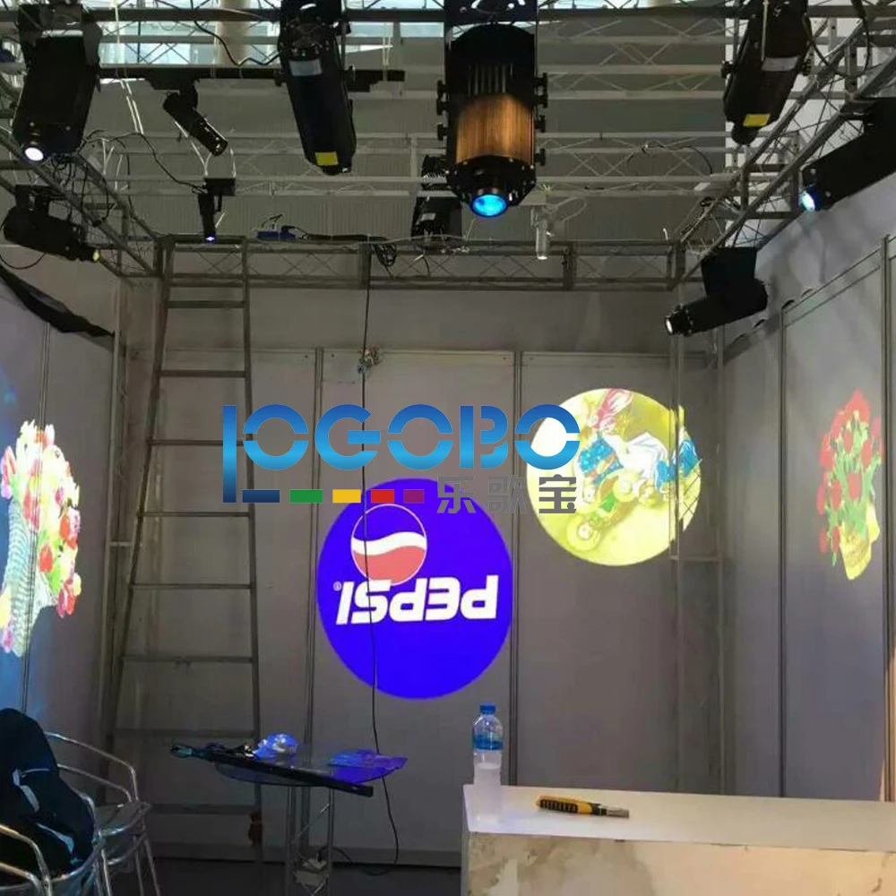 Супер яркий 100 Вт LED Gobo проектор 8500 люменов проекты 20 40 м в темноте окружающий