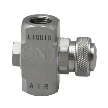 

Cone Type Air Atomizing Non-adjustable Siphon Mist Nozzle 1/4BSP Thread