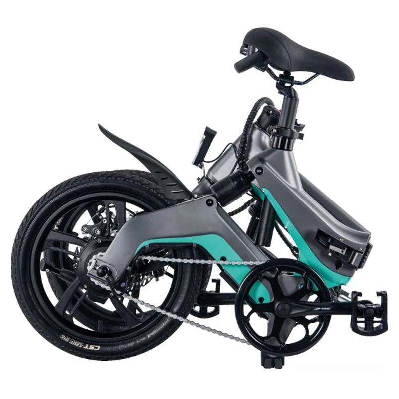 Discount 16 inch electric bicycle folding electric bike aluminum alloy lithium battery electric scooter Adult driving electric bike 5