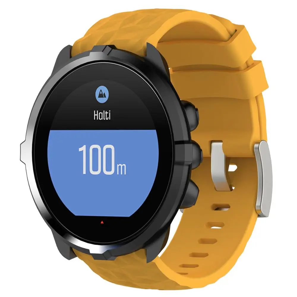 Ремешок для умных часов Spartan Sport Wrist Hr Baro 7 цветов силиконовый ремешок Suunto 9