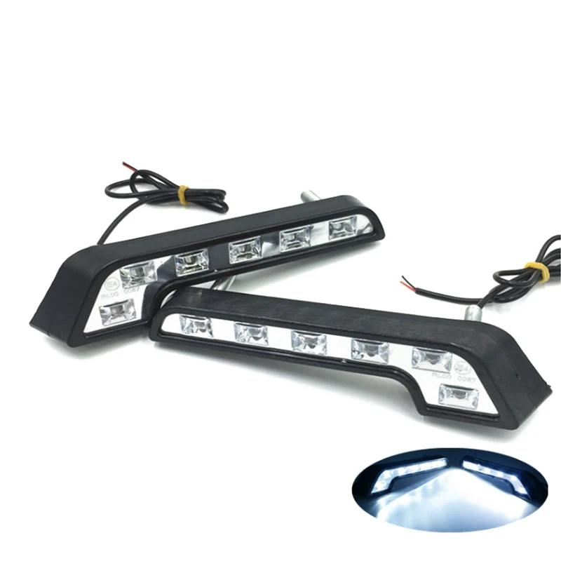 Dropshiping Universal 12v Car White Led Daytime Running