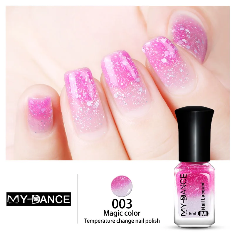 

Water-based Temperature Colour Changing Nail Polish Non-toxic Thermal Fashion Manicure QS888
