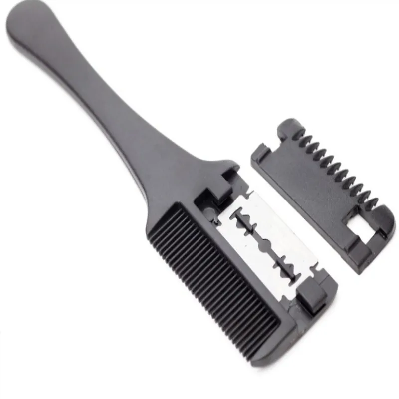 Расческа триммер для джек. Филировочная бритва для стрижки. Бритва парикмахерская eurostil 00698. Расчёска для волос филировочная стрижки. Безопасная бритва dewal 121/02.