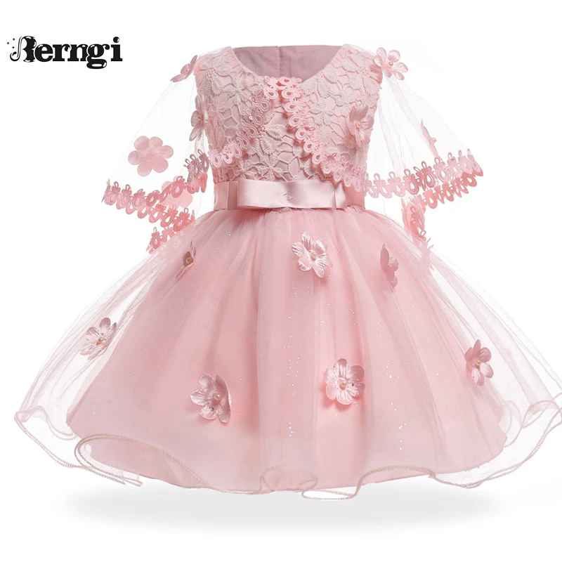 

Children Wedding Party Kids Dresses For Girls Embroidery Flower Girls Baby Girls Clothes Kids Christmas Party Dress