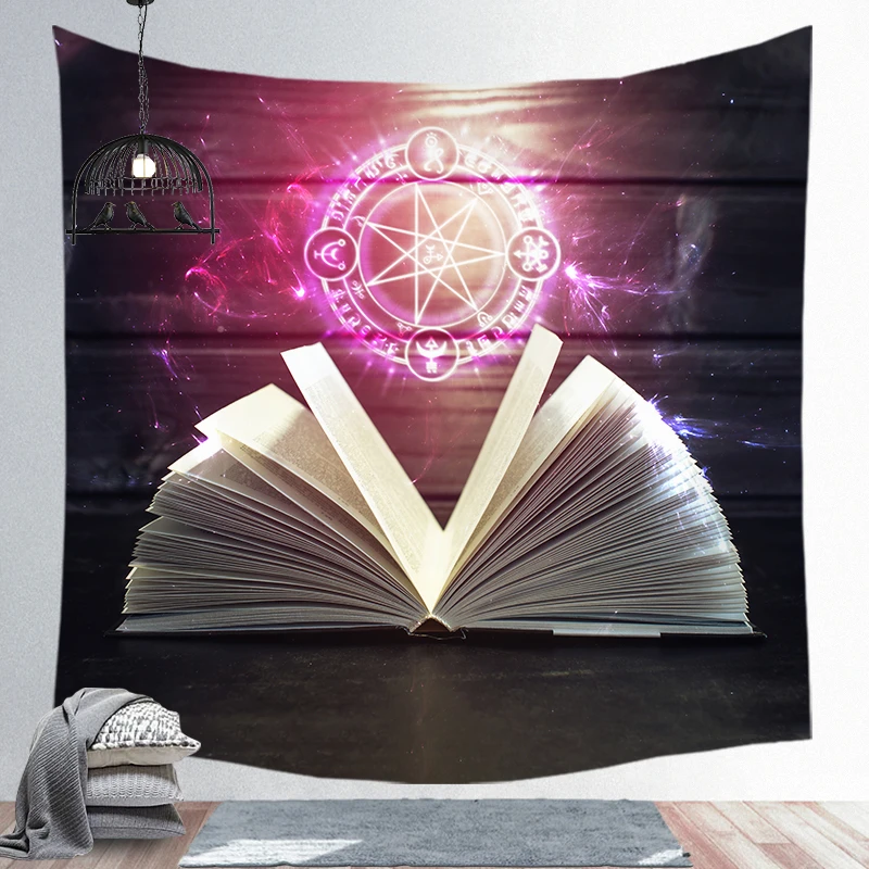 

Digital Print Tapestry Simple Leisure Sofa Background Cloth Decoration Tapestry Cosmic Black Star Moon Series Tapestry