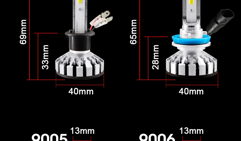 19.h1 led headlight 4300k