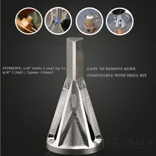 1-2 шт. инструмент для снятия заусенцев Инструмент для снятия заусенцев из нержавеющей стали подходит для всех видов патронов сверла дропшиппинг