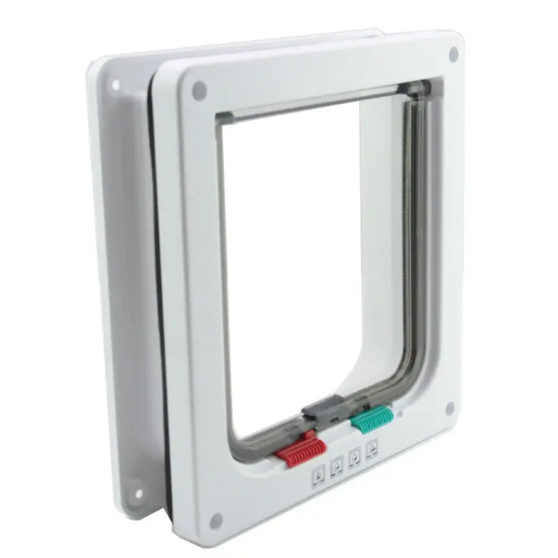 Buy 4 Way Locking Pet Puppy Dog Flap Door Medium Cat