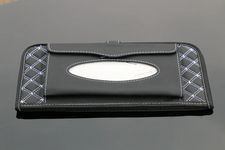 Высокое качество 2в1 многофункциональная коробка для салфеток автомобиля CD Папка дисковые сумки Автомобильная папка для дисков автомобильные аксессуары